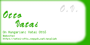 otto vatai business card